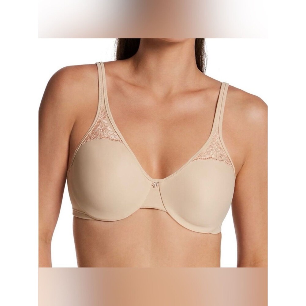 Bali Passion For Comfort Neutral Underwire Minimizer Bra Women’s Size 40C